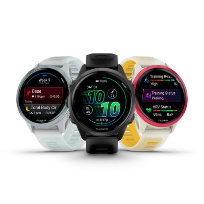Garmin Forerunner 570 47 mm bundle pack – product set on white