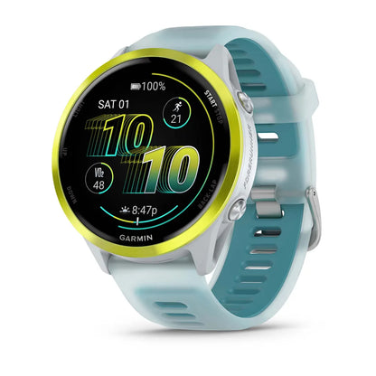 Garmin Forerunner 570 47 mm Amp Yellow – strap detail close-up