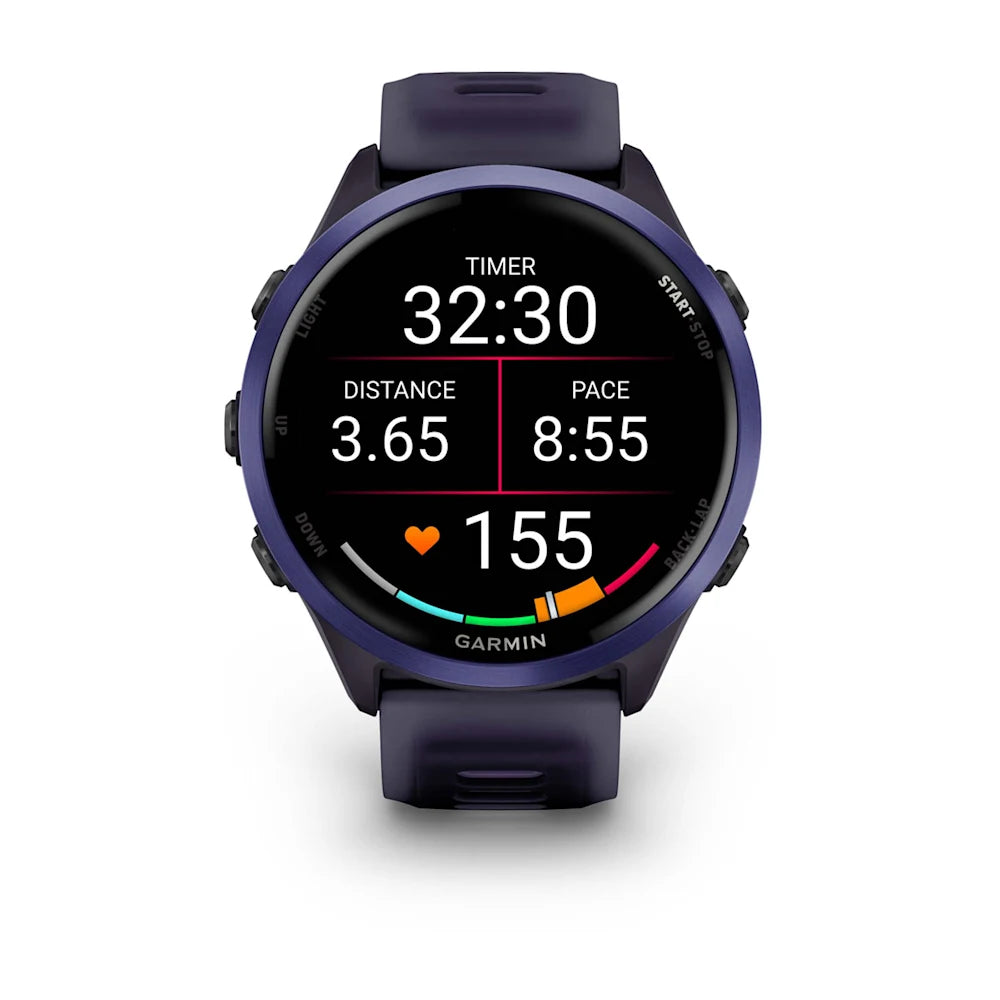 Garmin Forerunner 570 47 mm Indigo – strap/buckle detail