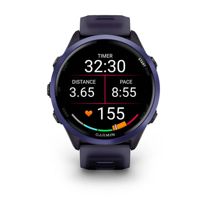 Garmin Forerunner 570 47 mm Indigo – strap/buckle detail