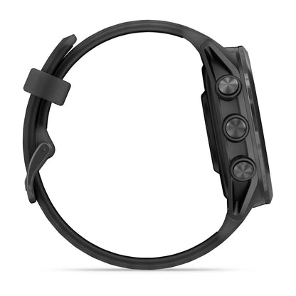 Garmin Forerunner 570 Raspberry 42 mm – front hero on bone/mango band