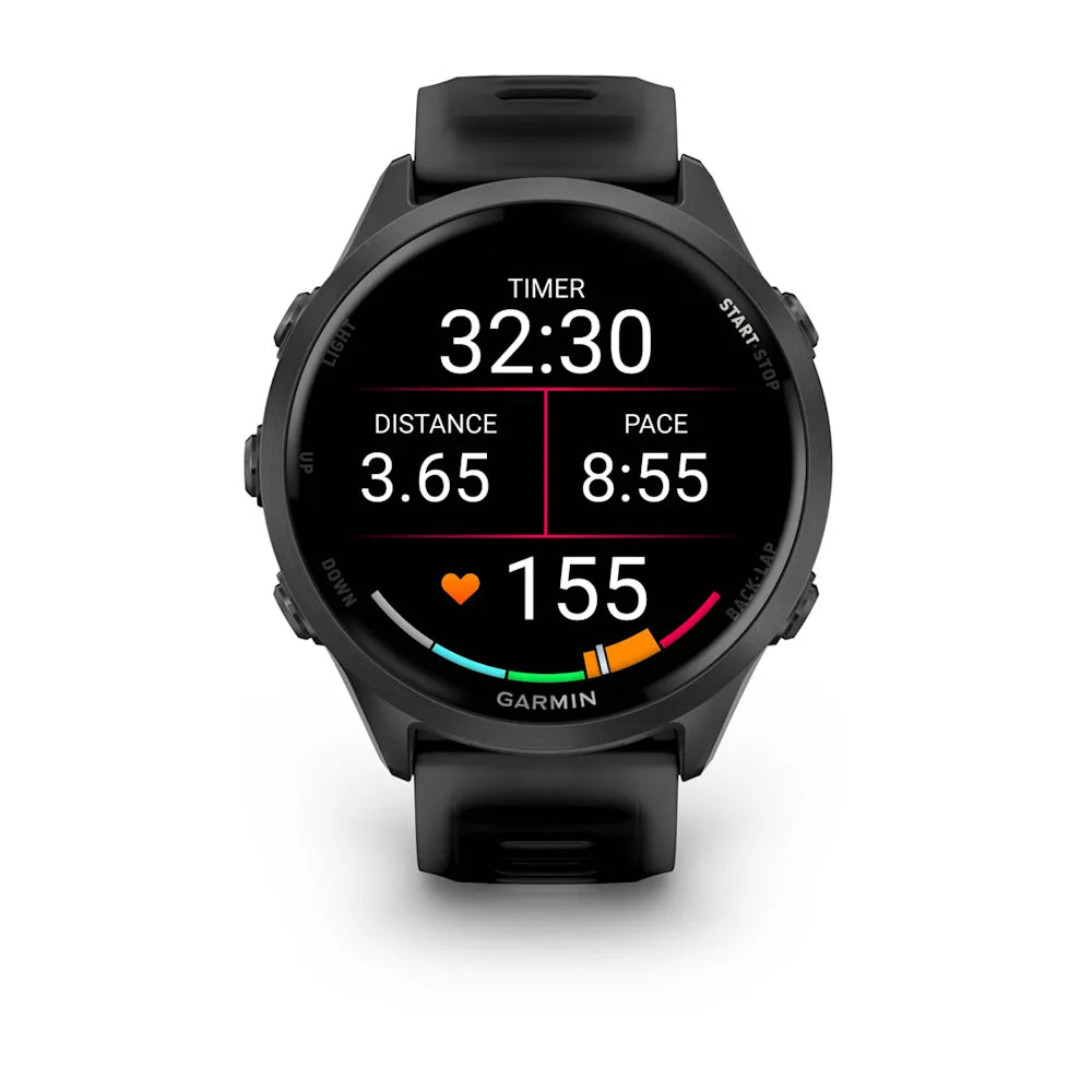 Garmin Forerunner 570 47 mm Slate Gray – strap texture macro