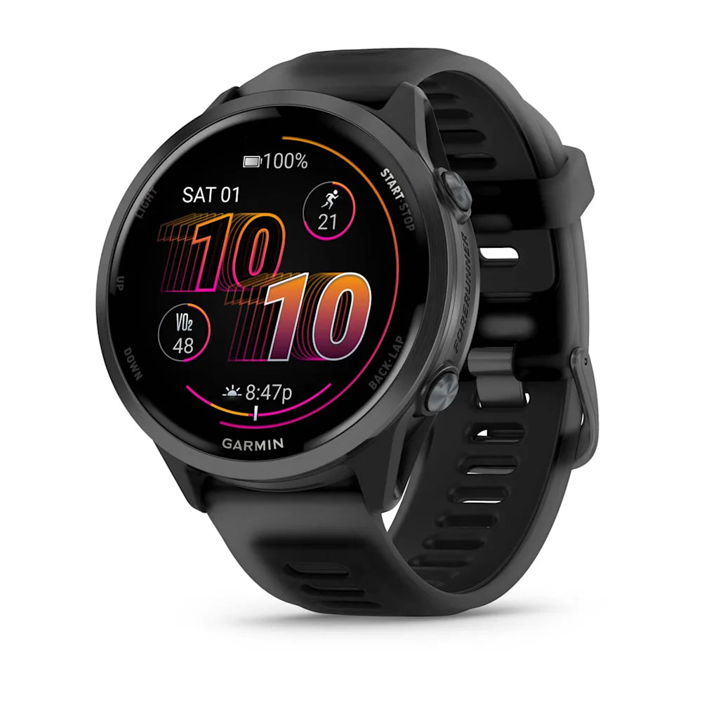 Garmin Forerunner 570 47 mm Slate Gray – bezel and buttons macro