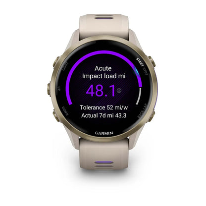 Garmin Forerunner 970 Soft Gold/French Gray – hero product image