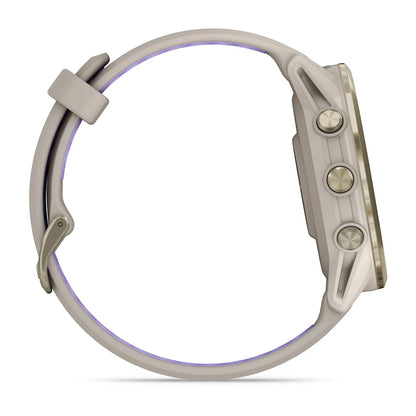 Garmin Forerunner 970 Soft Gold/French Gray – bezel/button macro