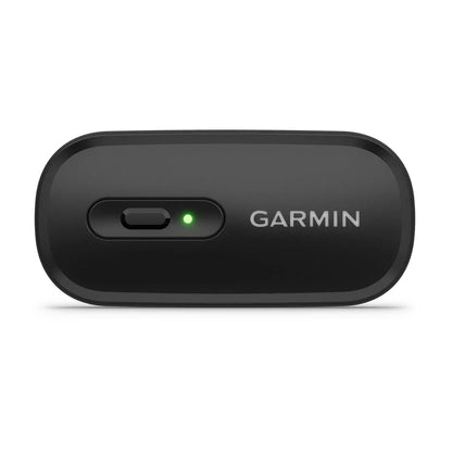 Garmin HRM‑200 heart‑rate monitor strap – marketing hero on white