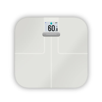 Garmin Index S2 smart scale in white with display