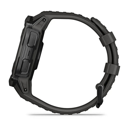 Garmin Instinct 2X Solar Graphite – front hero on black strap