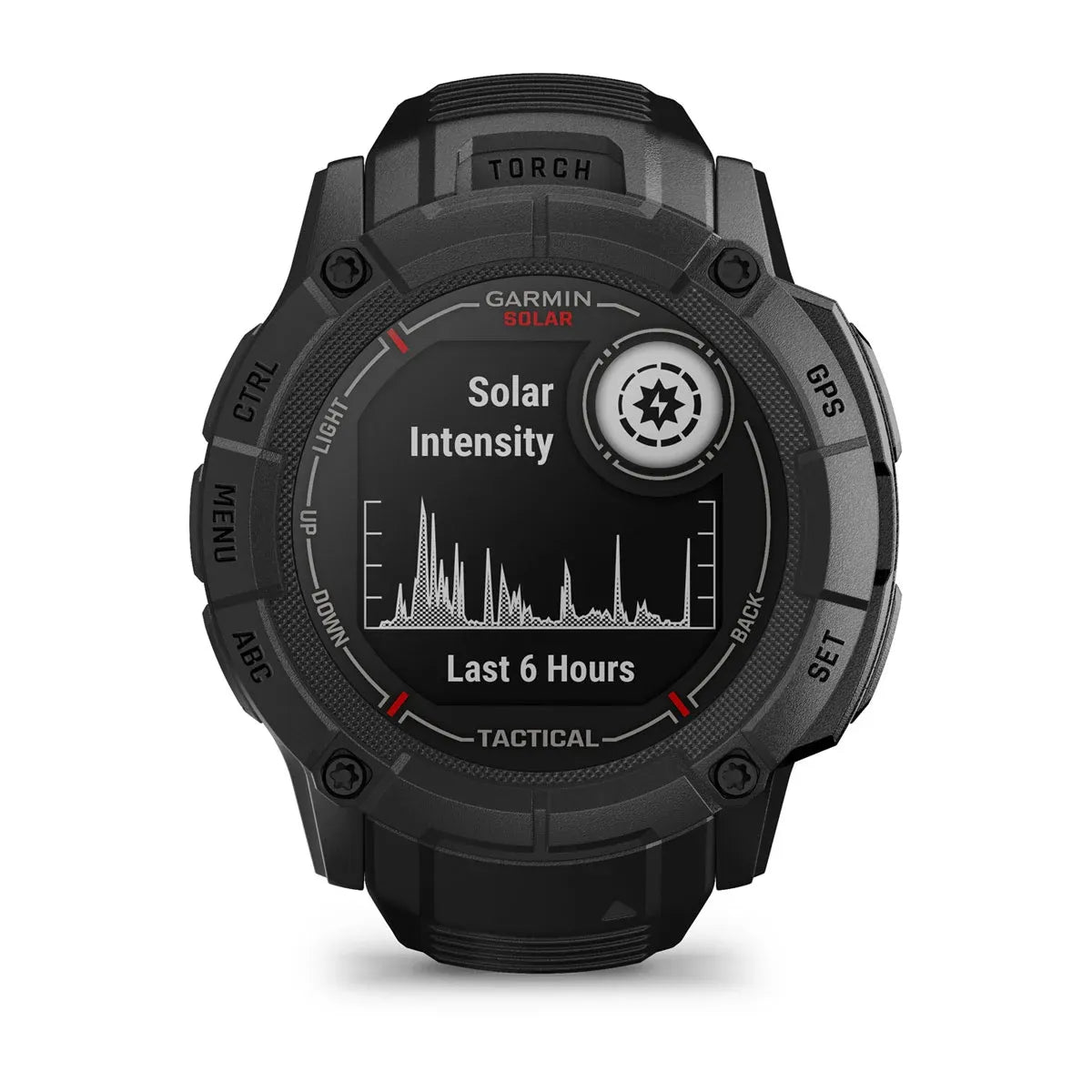 Garmin Instinct 2X Solar Tactical Black – rear case engraving detail