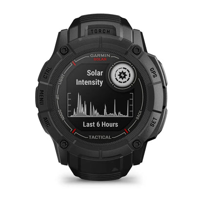 Garmin Instinct 2X Solar Tactical Black – rear case engraving detail