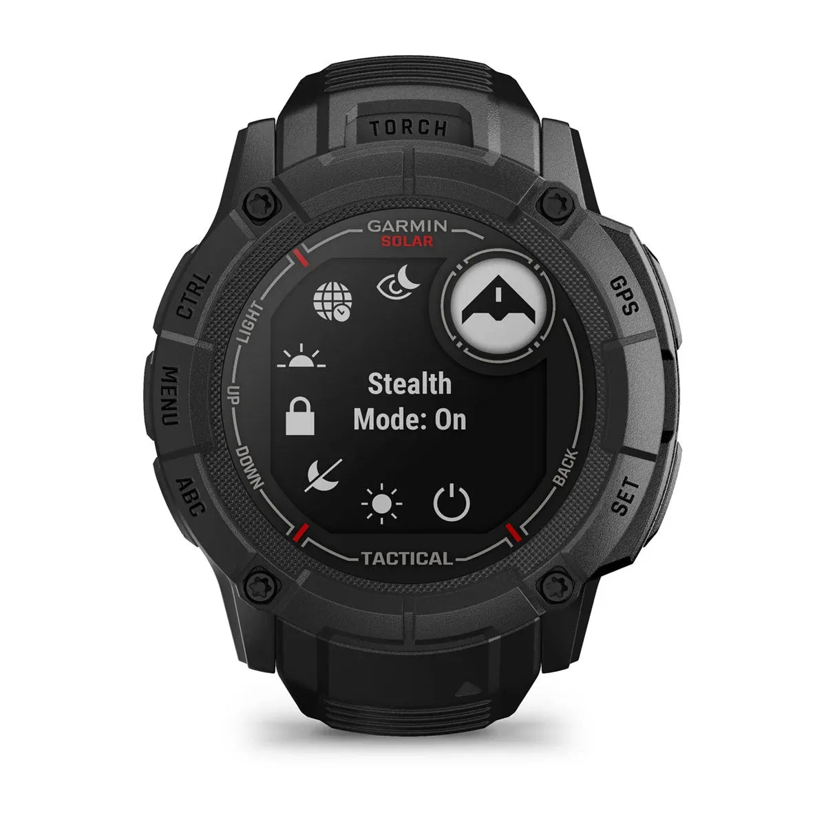 Garmin Instinct 2X Solar Tactical Black – strap and keeper hardware detail