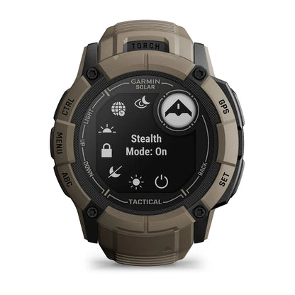 Garmin Instinct 2X Solar Tactical Coyote Tan – buckle/loop detail