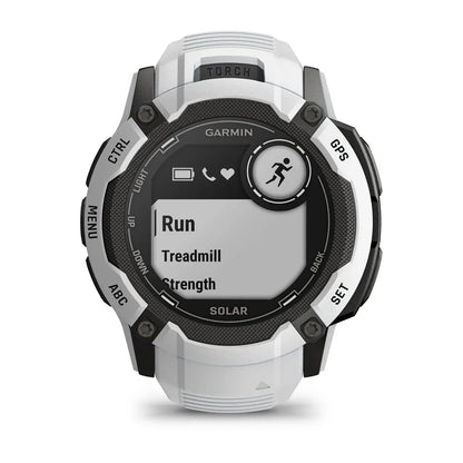 Garmin Instinct 2X Solar Whitestone – rear clasp and keeper detail