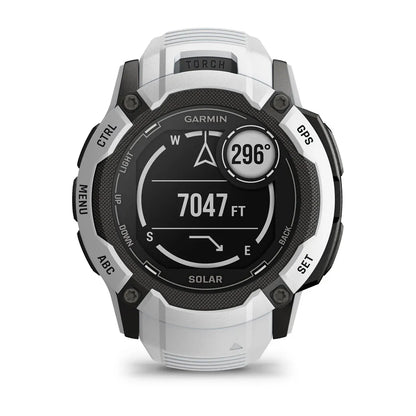 Garmin Instinct 2X Solar Whitestone – strap texture close-up