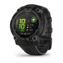 Garmin Instinct 3 AMOLED Black 45 mm – side profile of rugged black case (view 2)