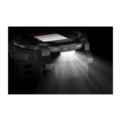 Garmin Instinct 3 AMOLED Black 45 mm – button guard and crown detail