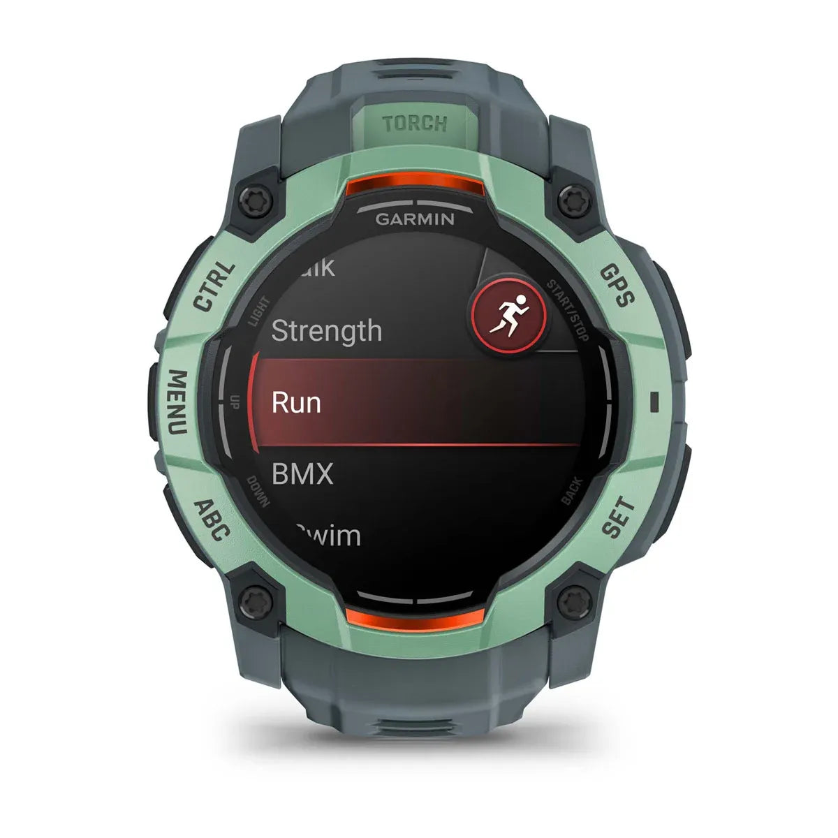 Garmin Instinct 3 AMOLED Neo Tropic Twilight Band 50 mm – widgets screen close‑up (view 14)