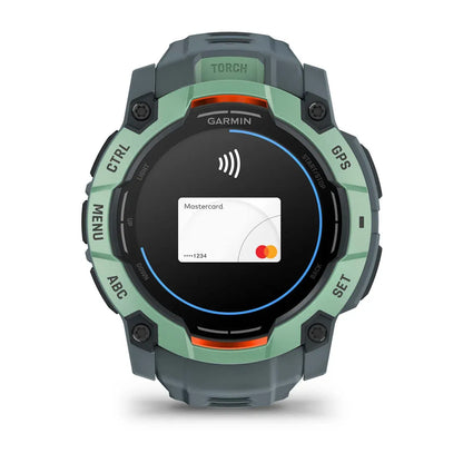 Garmin Instinct 3 AMOLED Neo Tropic Twilight Band 50 mm – buckle close‑up (view 7)
