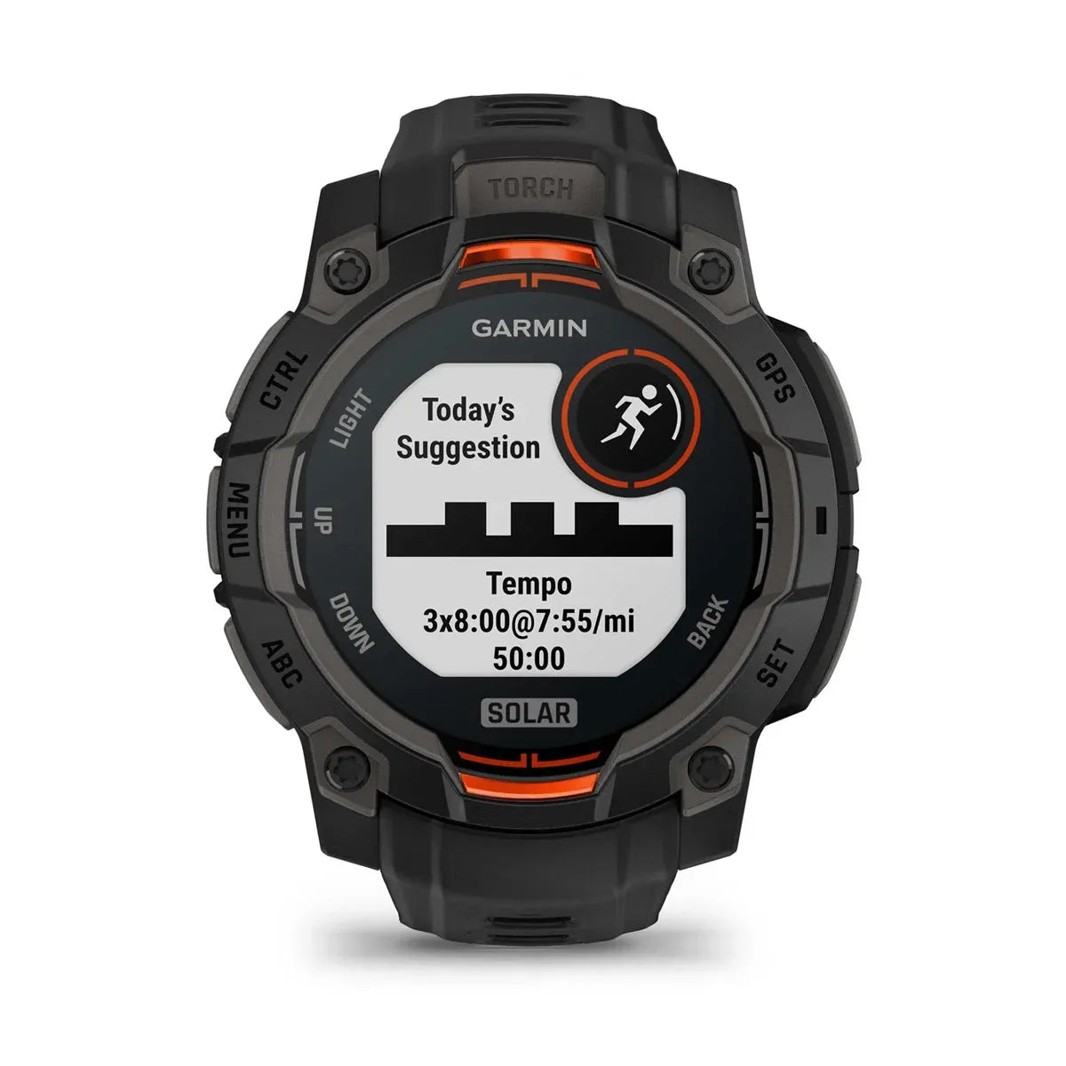 Garmin Instinct 3 Solar Black 45 mm – metrics screen close‑up (view 14)