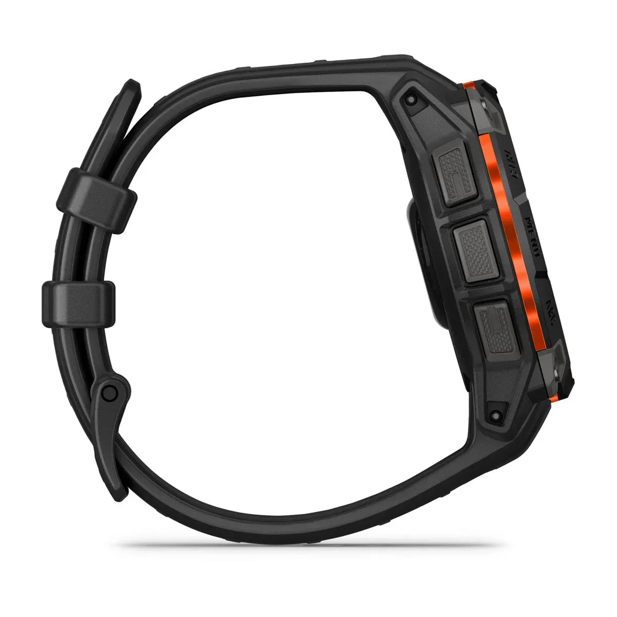 Garmin Instinct 3 Solar Black Charcoal Band 50 mm – clasp and keeper hardware (view 5)