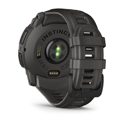 Garmin Instinct 3 Solar Black Charcoal Band 50 mm – rear case engraving (view 17)