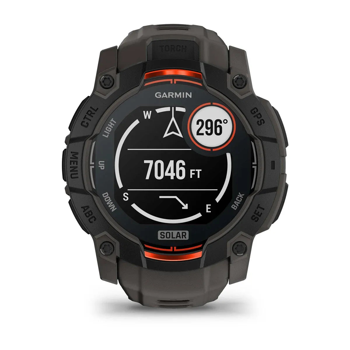 Garmin Instinct 3 Solar Black Charcoal Band 50 mm – strap texture macro (view 15)