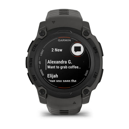 Garmin Instinct E Black Charcoal Band 40 mm – straight‑on hero image