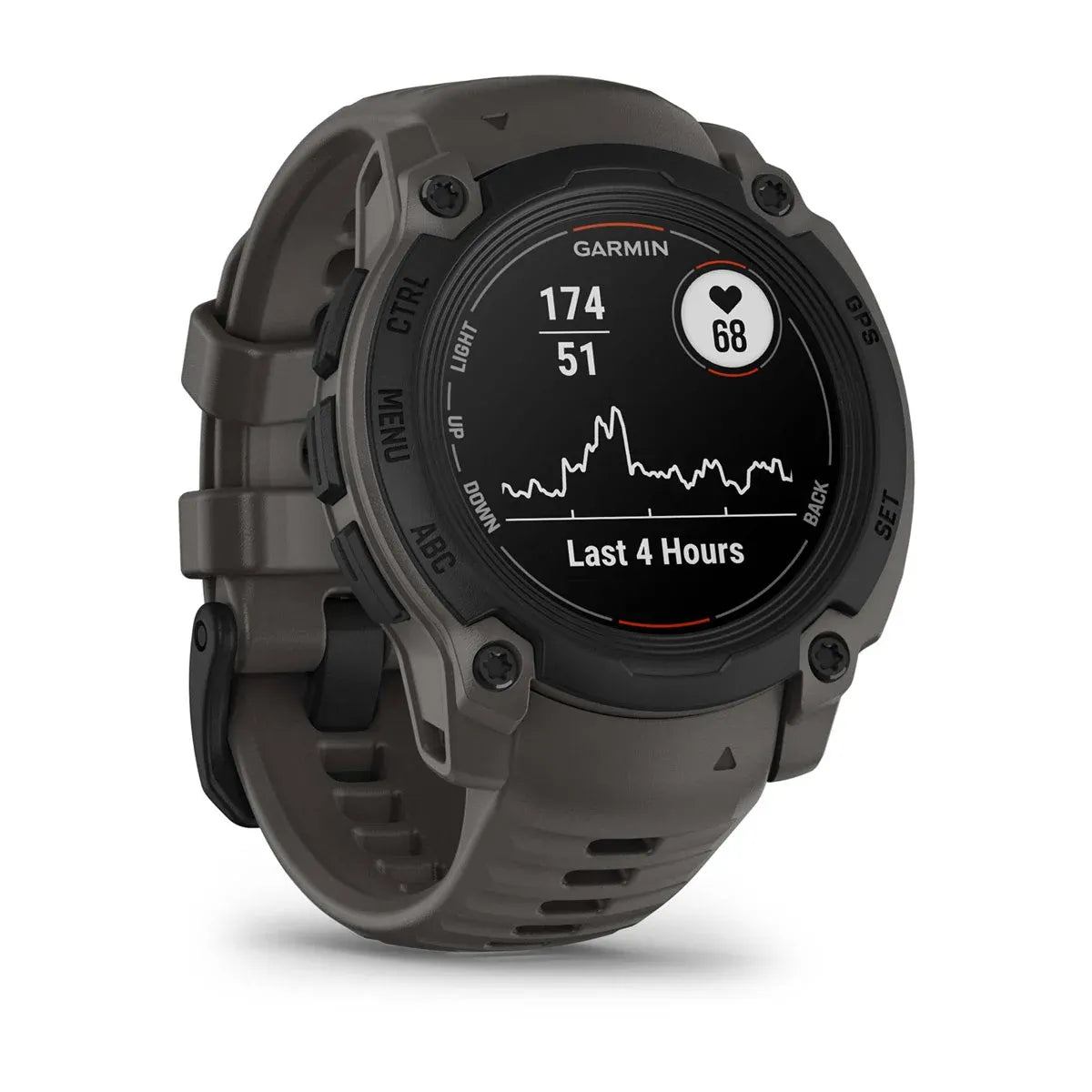 Garmin Instinct E Black Charcoal Band 40 mm – strap texture macro (view 9)