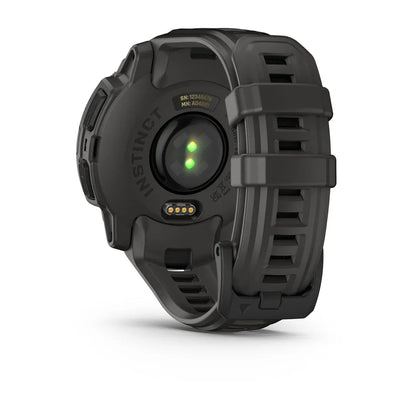 Garmin Instinct E Black Charcoal Band 45 mm – three‑quarter front (view 2)