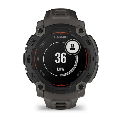 Garmin Instinct E Black Charcoal Band 45 mm – bezel macro (view 3)