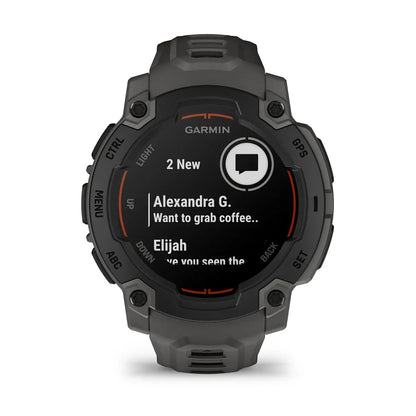 Garmin Instinct E Black Charcoal Band 45 mm – side buttons profile (view 4)