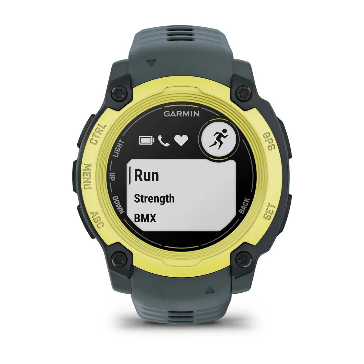 Garmin Instinct E Electric Lime 40 mm – metrics screen close‑up (view 10)