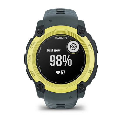 Garmin Instinct E Electric Lime 40 mm – bezel macro (view 4)