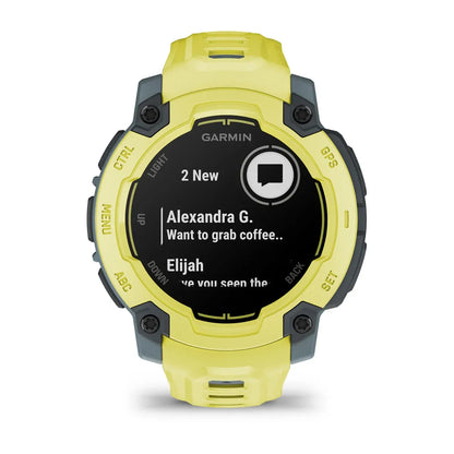 Garmin Instinct E Electric Lime 45 mm – side buttons profile (view 5)