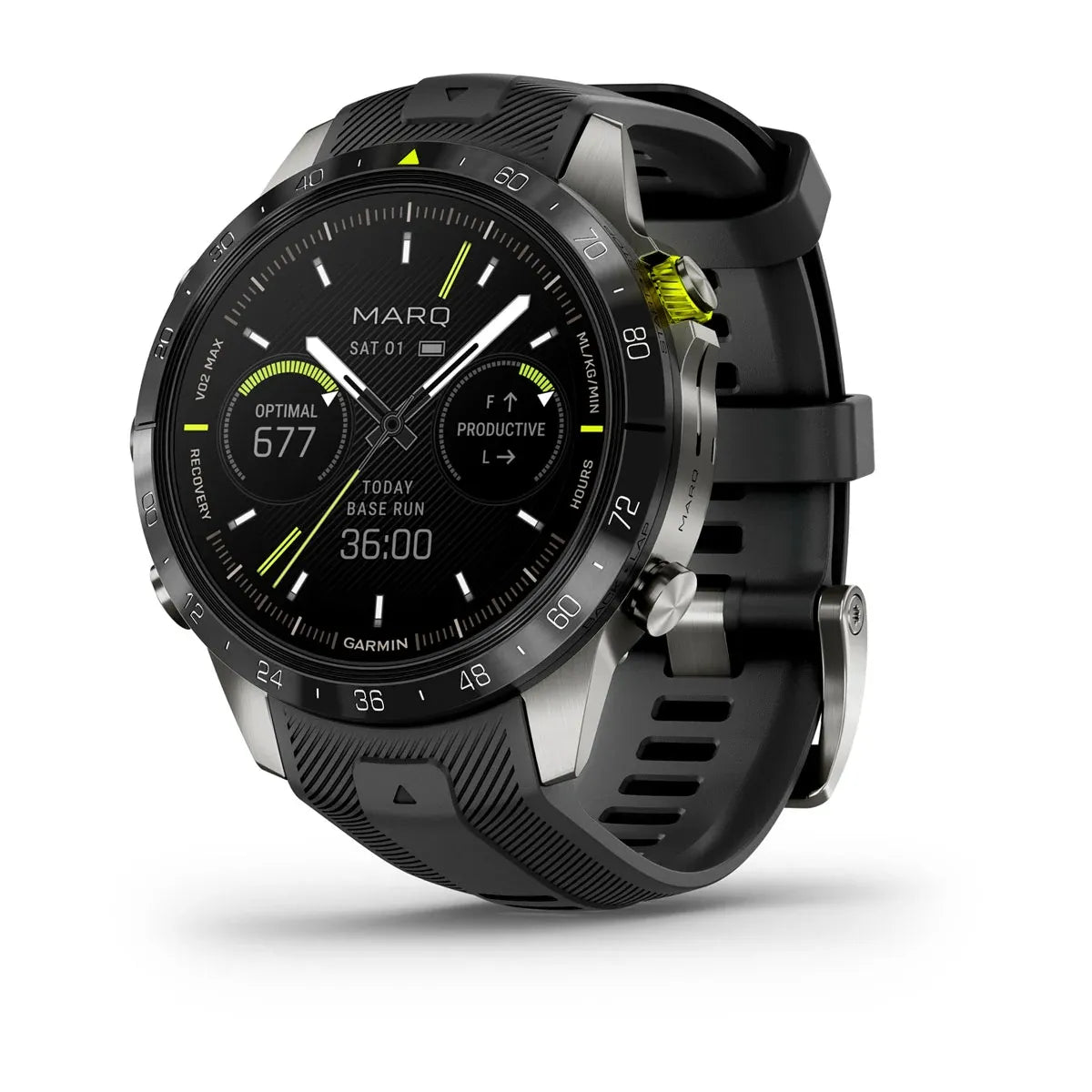 Garmin MARQ Athlete Gen 2 – clasp and bracelet detail close-up