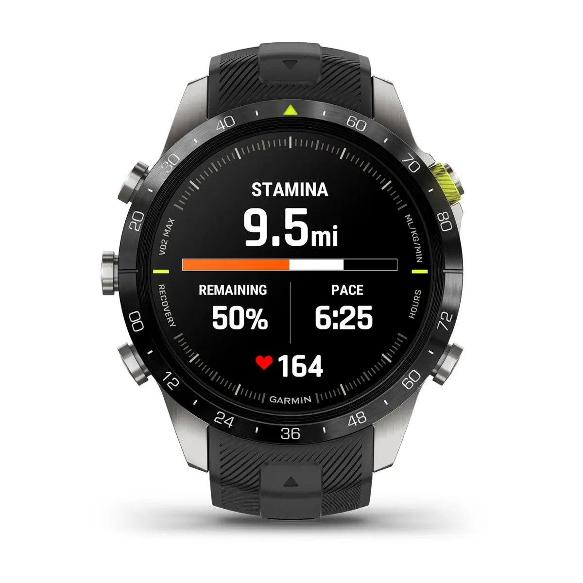 Garmin MARQ Athlete Gen 2 – sensor ring and charging contacts