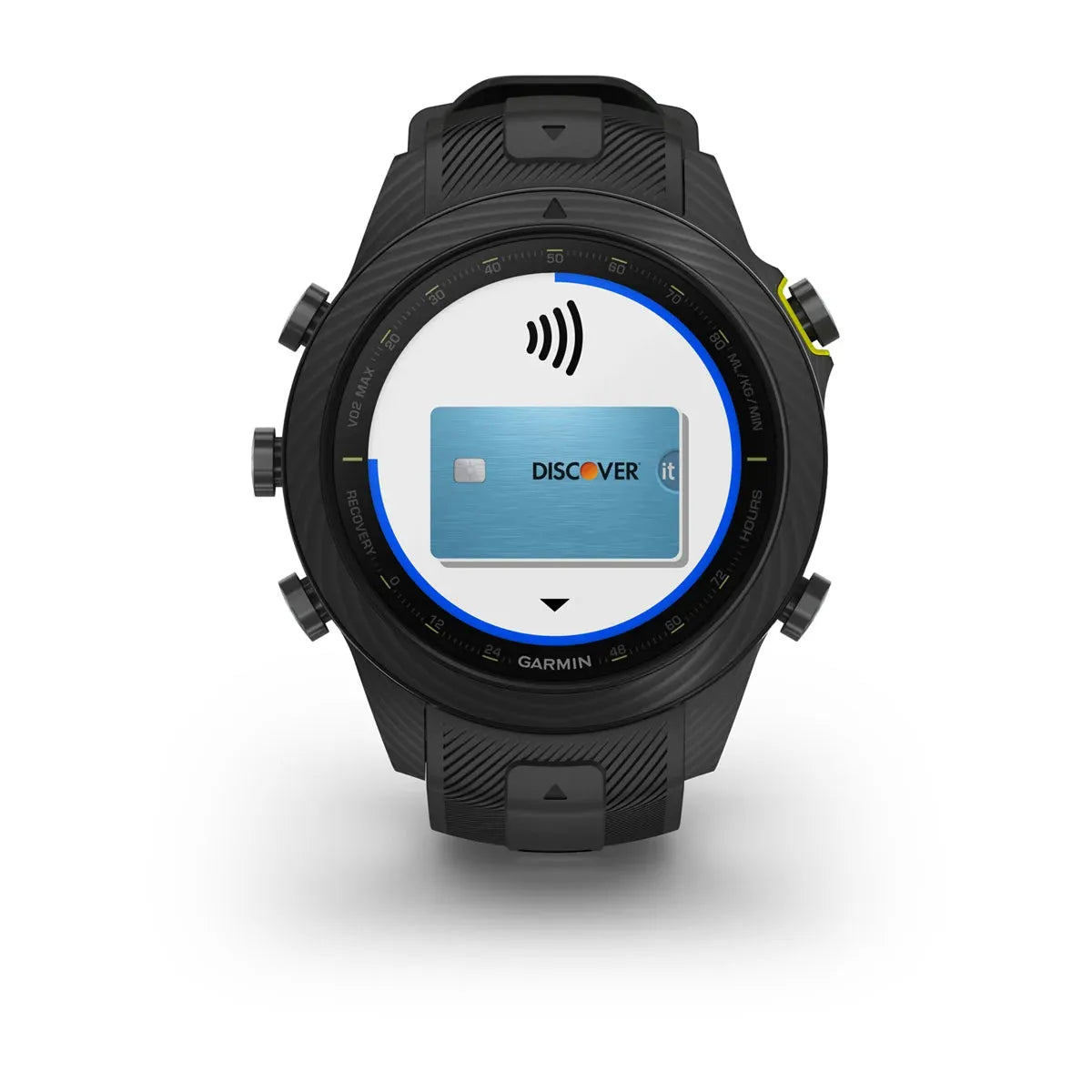 MARQ Athlete Gen 2 Carbon – angled wrist-style display shot
