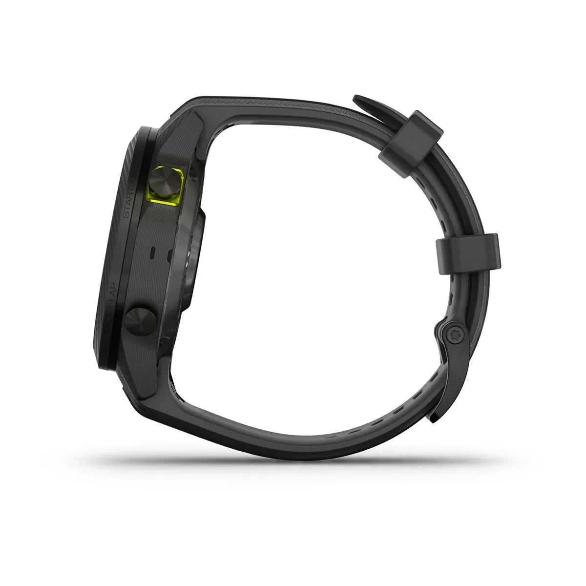 MARQ Athlete Gen 2 Carbon Edition – side angle showing crown and buttons
