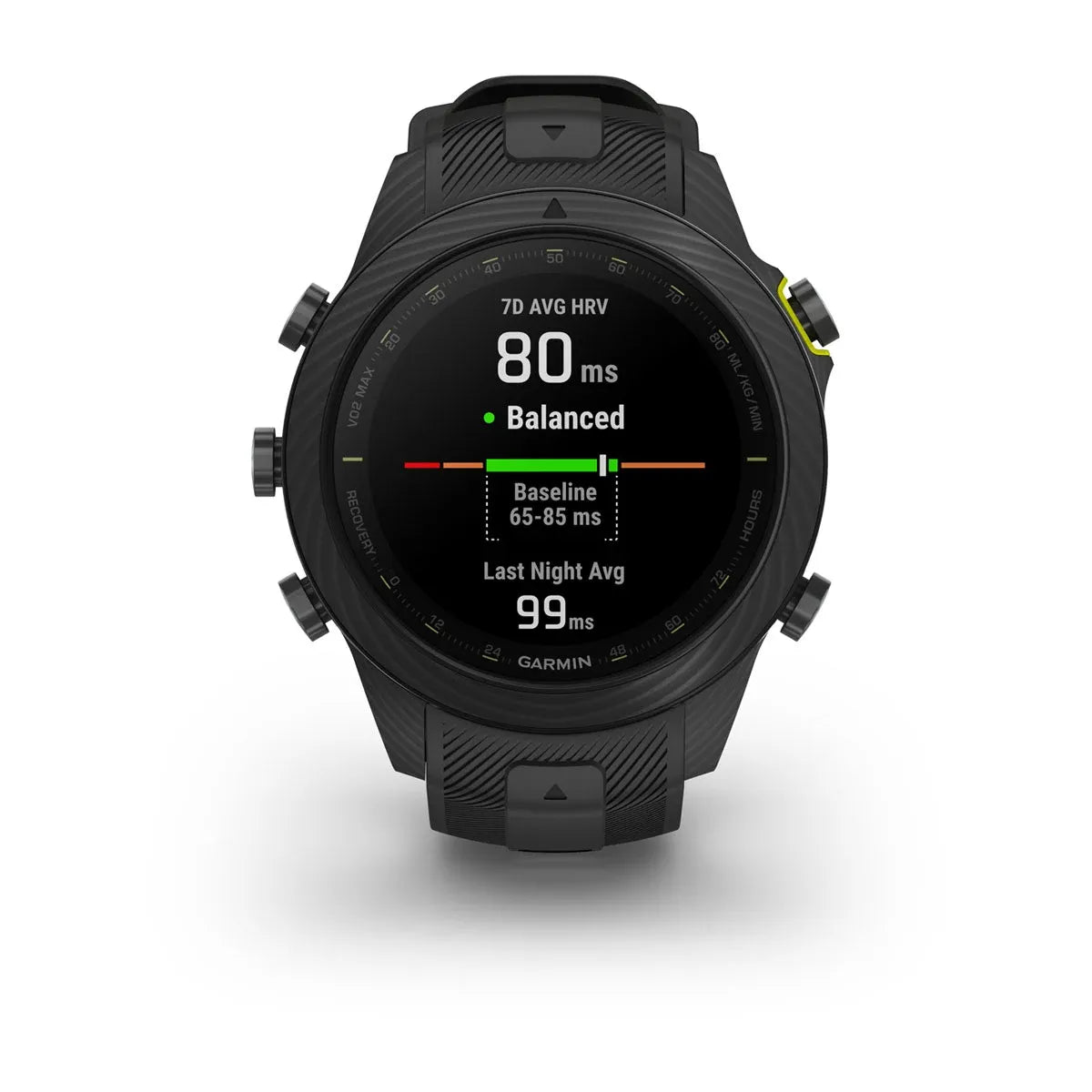 Garmin MARQ Athlete Gen 2 Carbon – clasp and bracelet detail