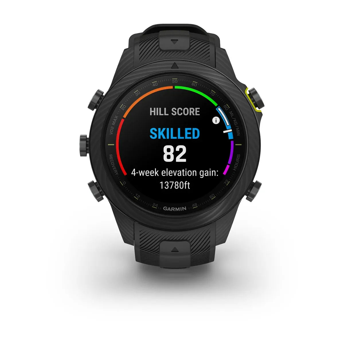 Garmin MARQ Athlete Gen 2 Carbon – lume/face close-up image