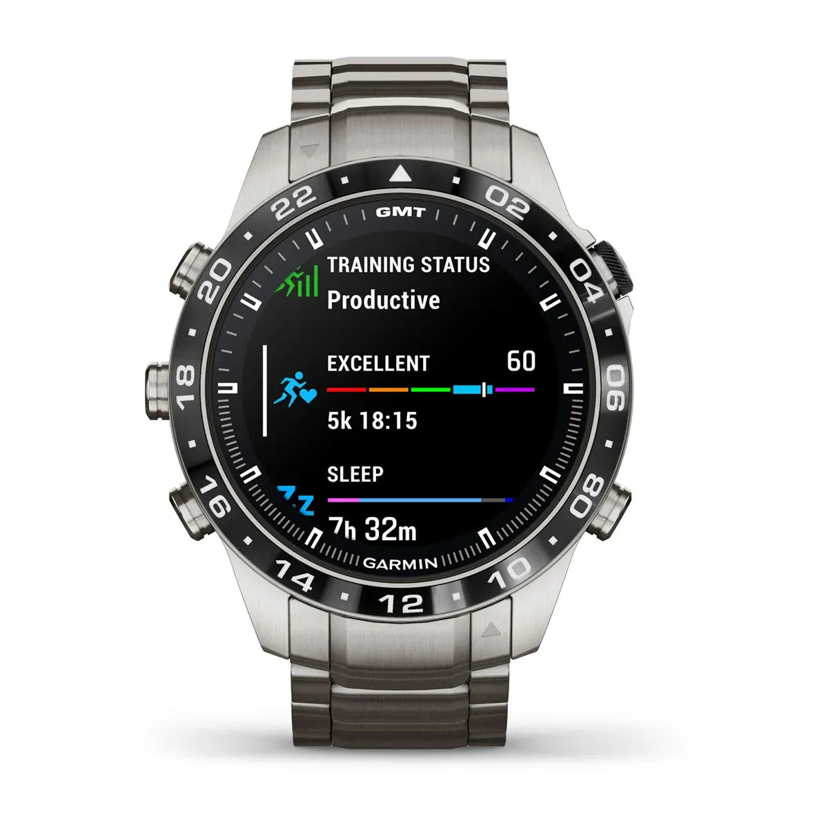 Garmin MARQ Aviator Gen 2 – bezel and pushers macro