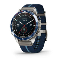 Garmin MARQ Captain Gen 2 – nautical bezel close-up and crown detail