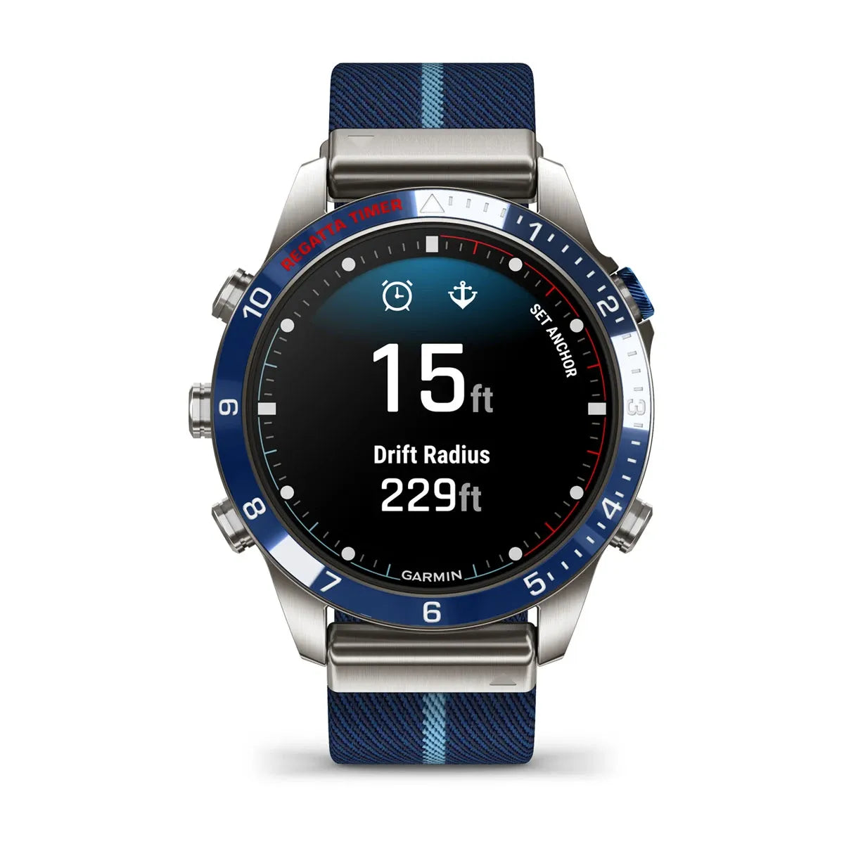 Garmin MARQ Captain Gen 2 – strap and buckle hardware detail