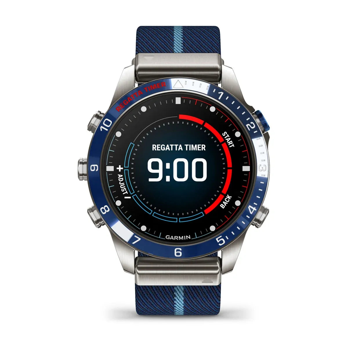 MARQ Captain Gen 2 – marketing mockup showing watch face and strap