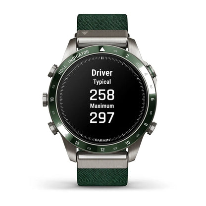 Garmin MARQ Golfer Gen 2 – clasp and bracelet hardware close-up