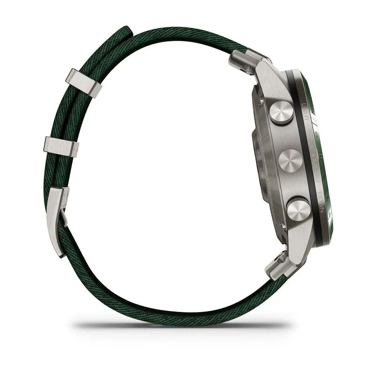 Garmin quatix 7 Pro – angled hero shot on blue maritime strap