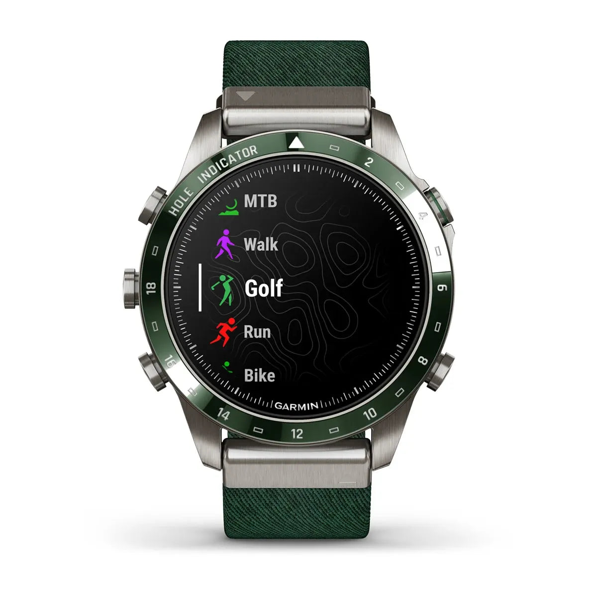 Garmin MARQ Golfer Gen 2 – bracelet links and buckle detail