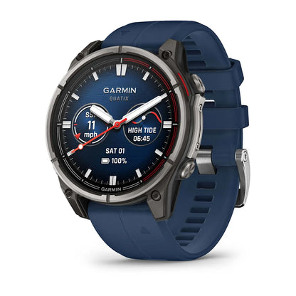 Garmin quatix 8 47 mm – clasp/strap hardware detail