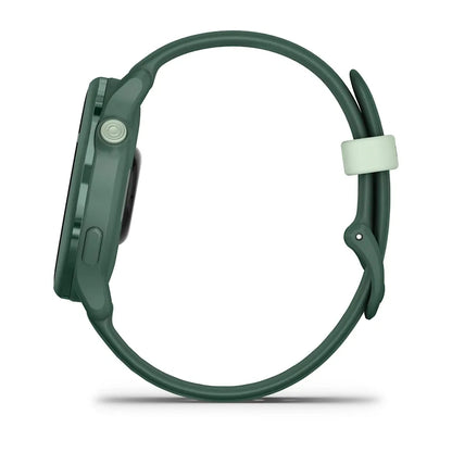 Garmin vívoactive 6 Metallic Pink Dawn – bezel and button macro