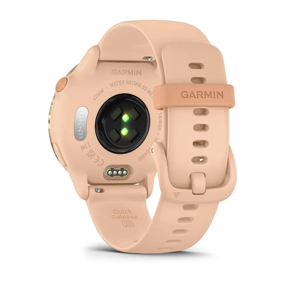 Garmin vívoactive 6 Metallic Jasper Green – clasp hardware close-up
